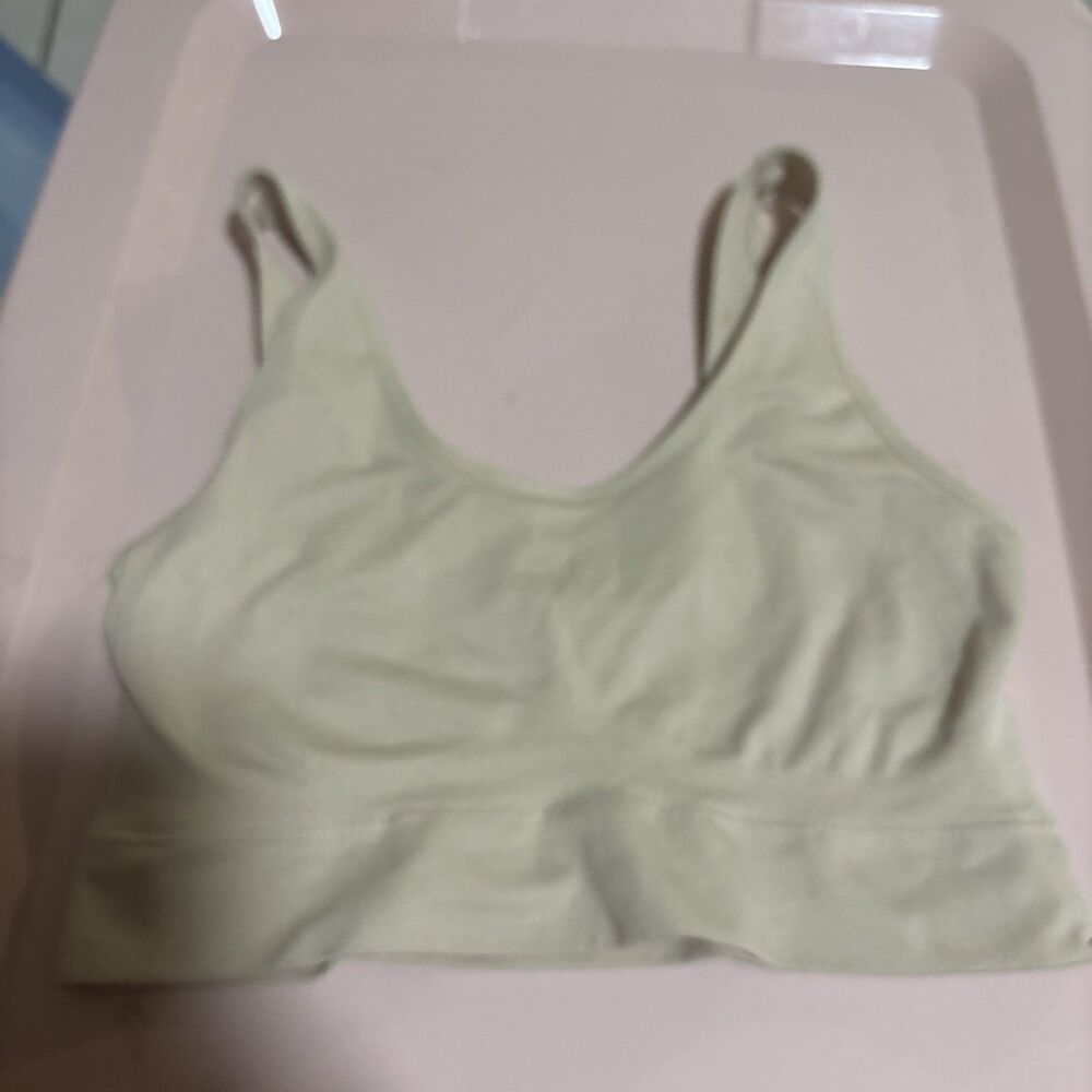 Nordstrom Women's Sports Tank Bra Nude Medium
